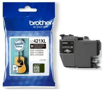 Black Ink CARTRIDGE Brother LC421XLBK