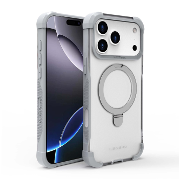 Grip Case Legend Magsafe iP 18 PM Clear/Gray
