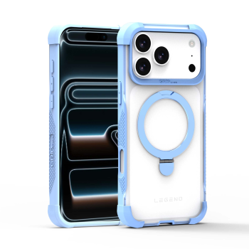 Grip Case Legend Magsafe iP 18 PM Clear/Light Blue