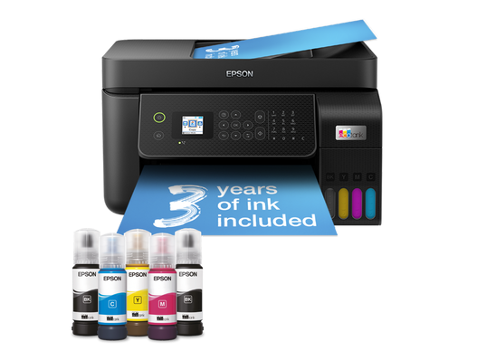 Epson EcoTank L5290 4-in-1 Wireless Printer with Fax - Black